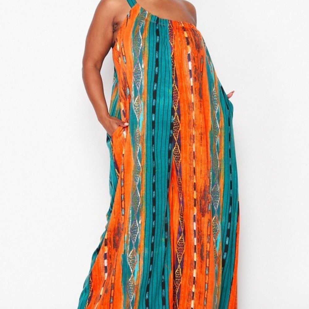 Bohemian print Beauty in a Jumpsuit